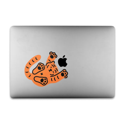 [12PM] Tumbling Tiger Big Removable Sticker