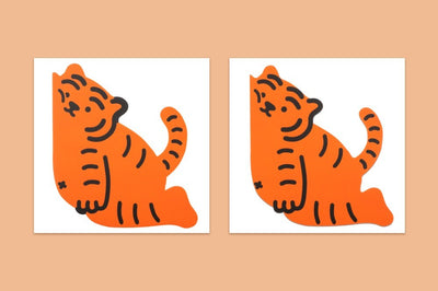 It`s OK Tiger Big Removable Sticker