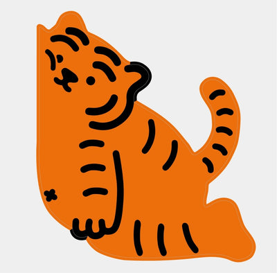 It`s OK Tiger Big Removable Sticker