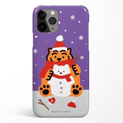 Snowman tiger 3 types iPhone case