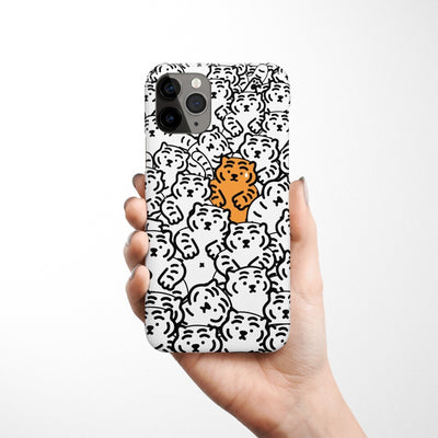 Hunch game tiger 2 types iPhone case