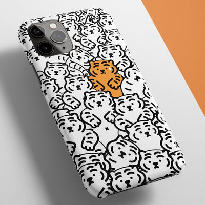 Hunch game tiger 2 types iPhone case