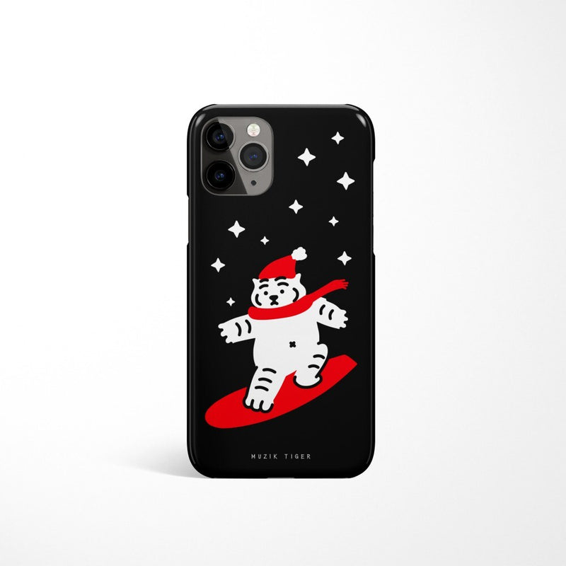 Snowboard tiger 3 types iPhone case