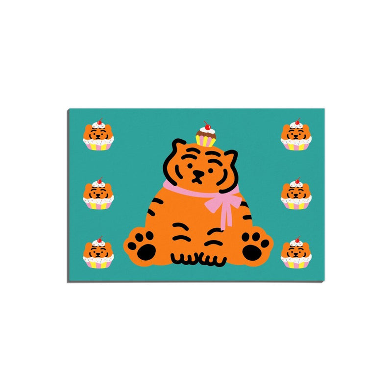 Cupcake Tiger ポストカード