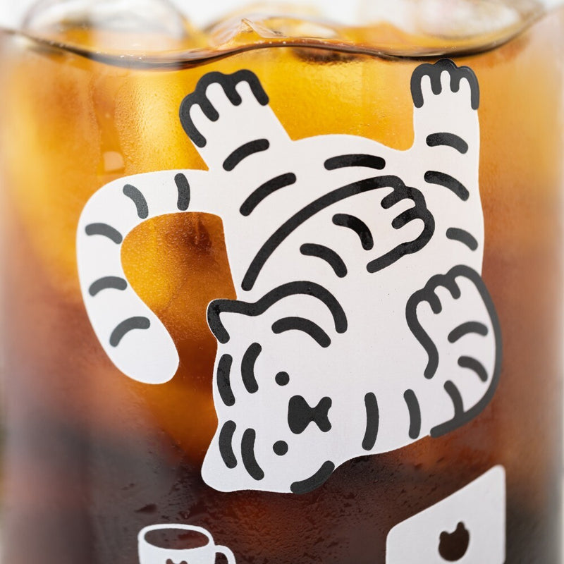 White tiger　 グラス マグカップ small