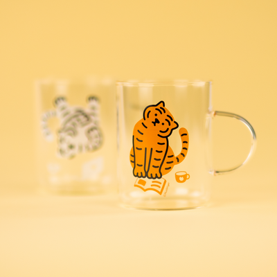 [12PM] orangeTiger  グラス マグカップ small