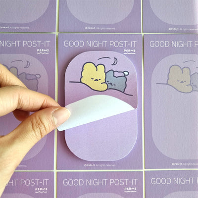 Sticky memo pad_IT/GOOD NIGHT 3 types