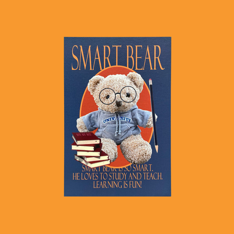 Smart Bear Postcard