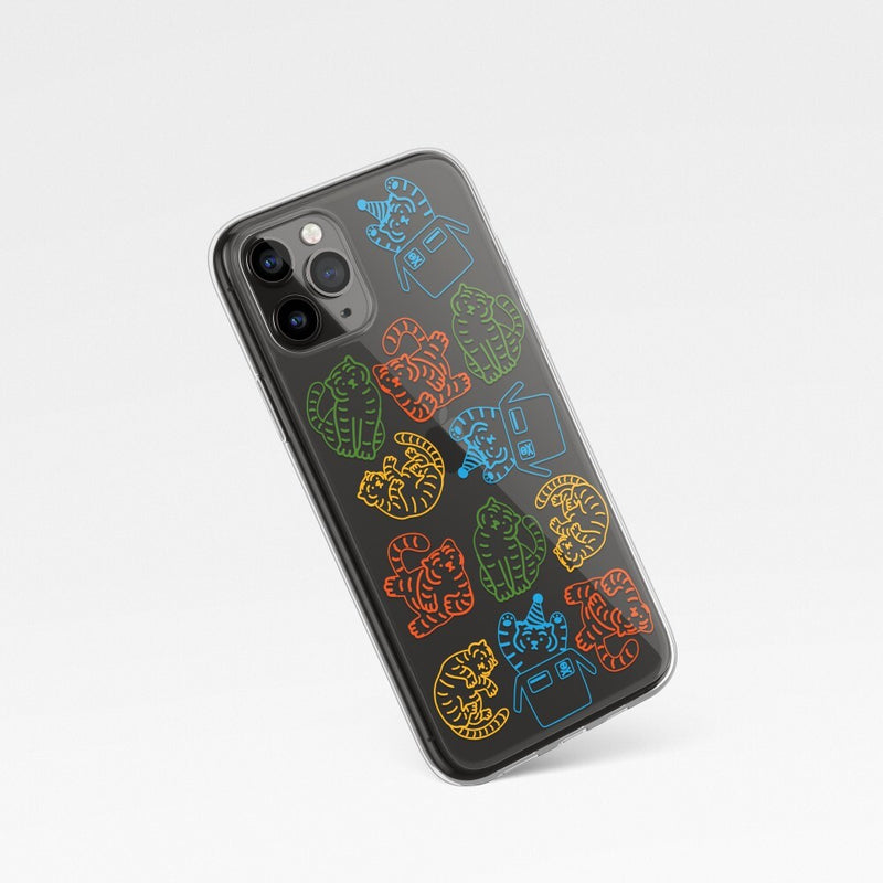 Pattern Tiger 3 types iPhone case