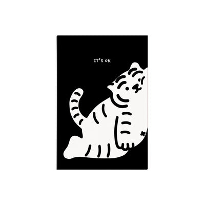 It's OK white tiger  ポストカード