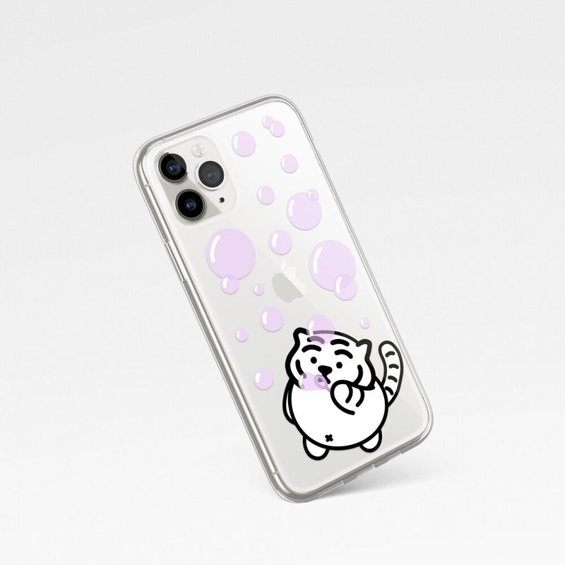 Bubble Tiger 4 Types iPhone Case