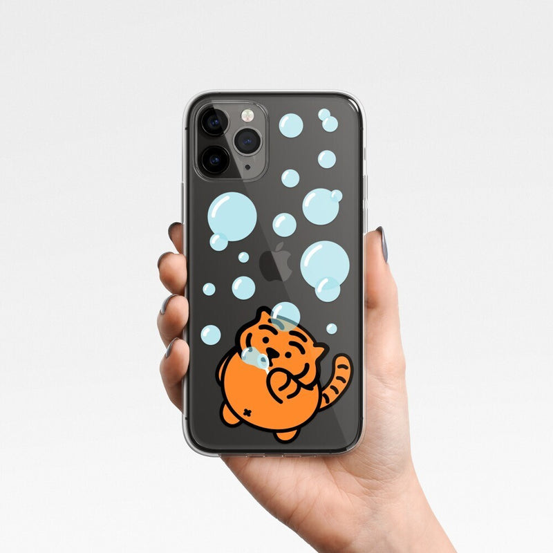 Bubble Tiger 4種  iPhoneケース