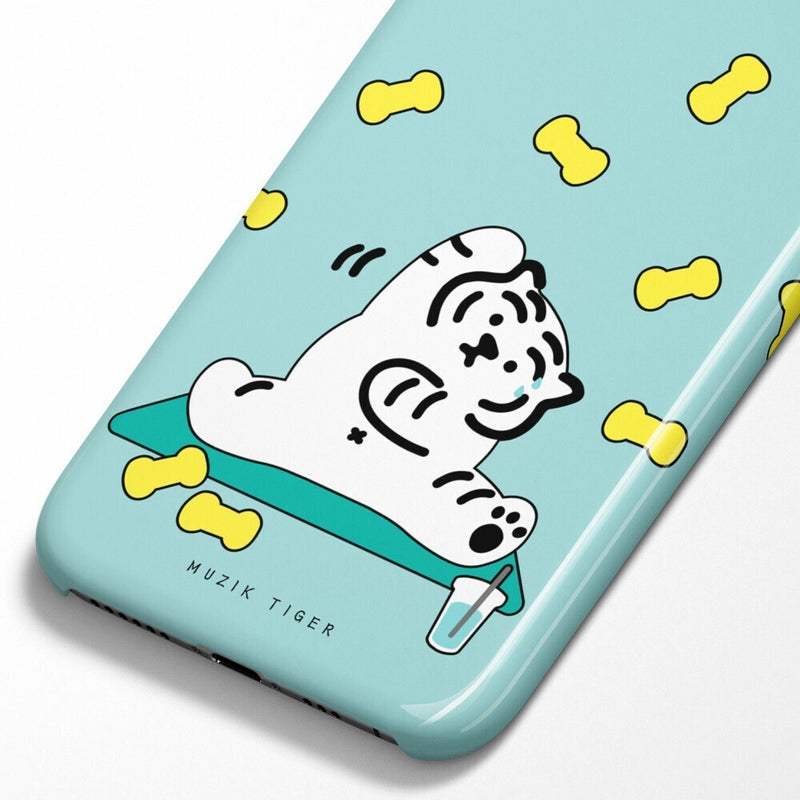 Stretching Tiger 4 Types iPhone Case