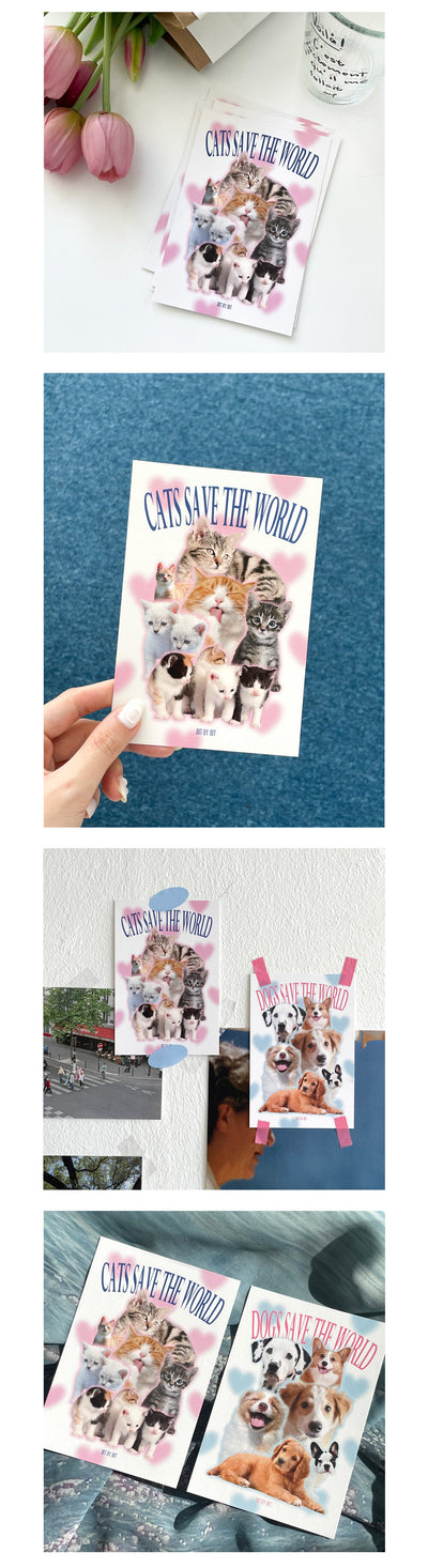 Cats Postcard