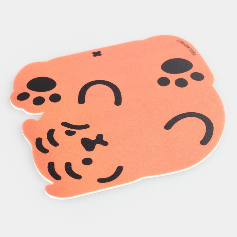 Square tiger PVC mouse pad