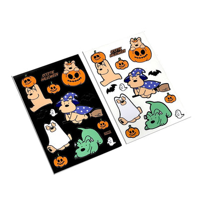 Scotty Halloween Removable Sticker