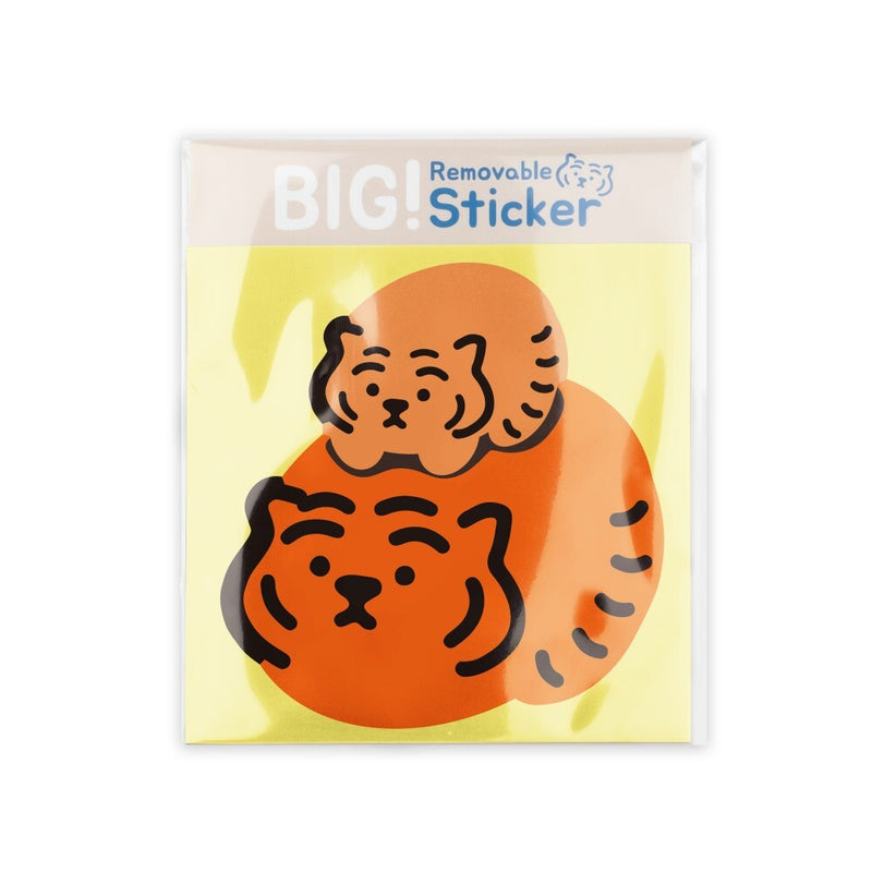 [12PM] Bread double Tiger Big Removable Sticker