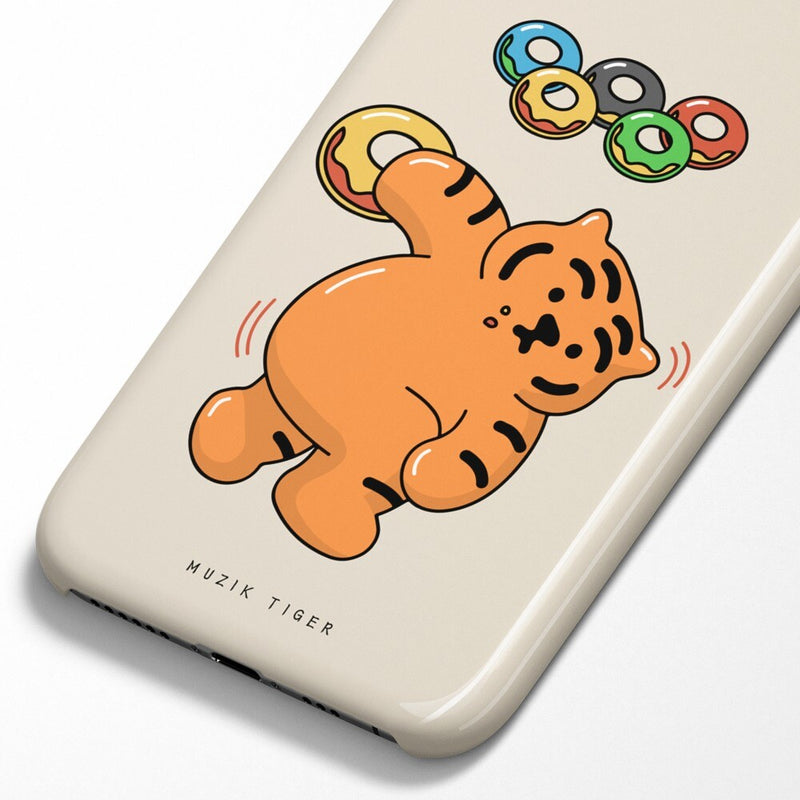Doughnut frisbee Tiger 4種 iPhoneケース