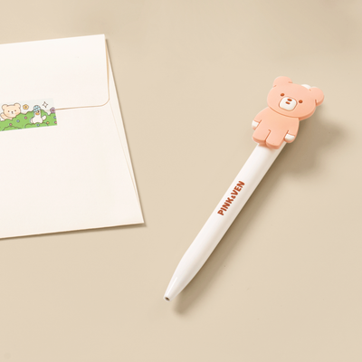 Character Gel Ballpoint Pen (PINK/VEN/HIPPY)
