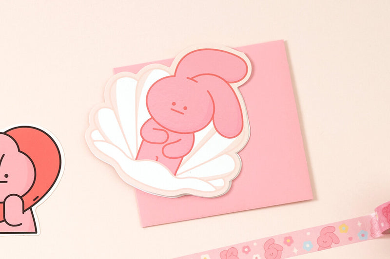 Message card PINK