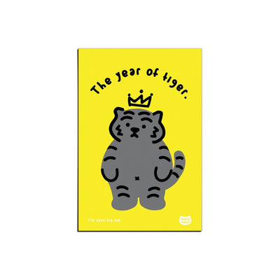 Black tiger crown ポストカード