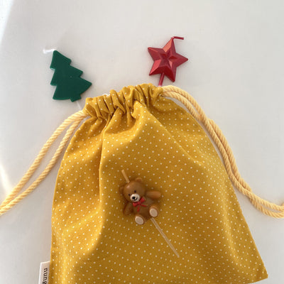 Nungo String Pouch Yellow Dot