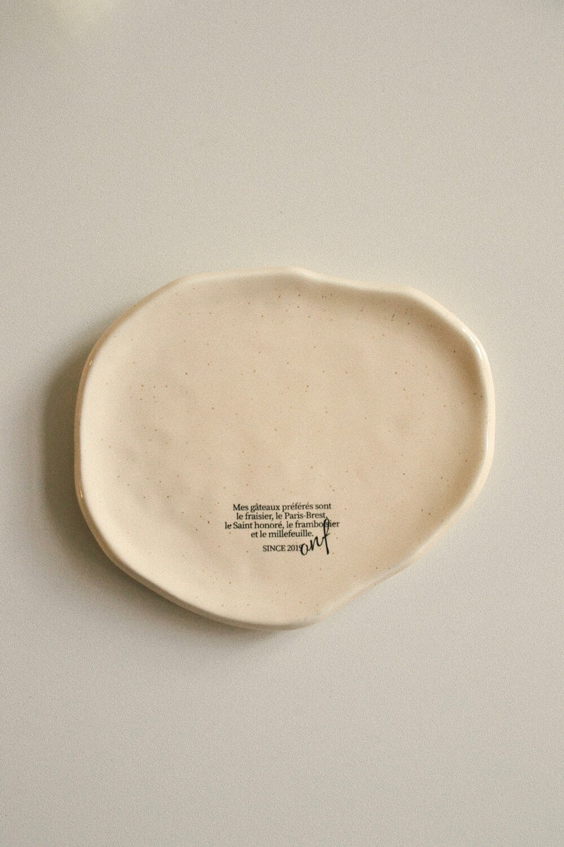 [MAEIRE] Pebble Plate (sand Beige)