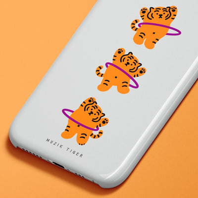 Hula-Hoop Tiger iPhone case 4 types