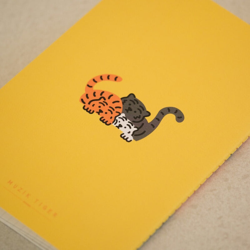 3colors tiger sewing machine notebook