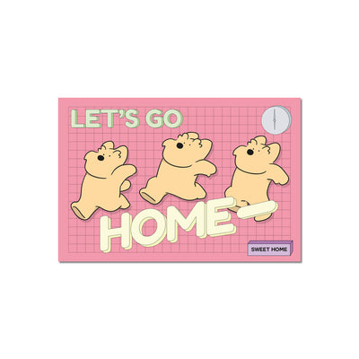 Let's Go Home Postcard