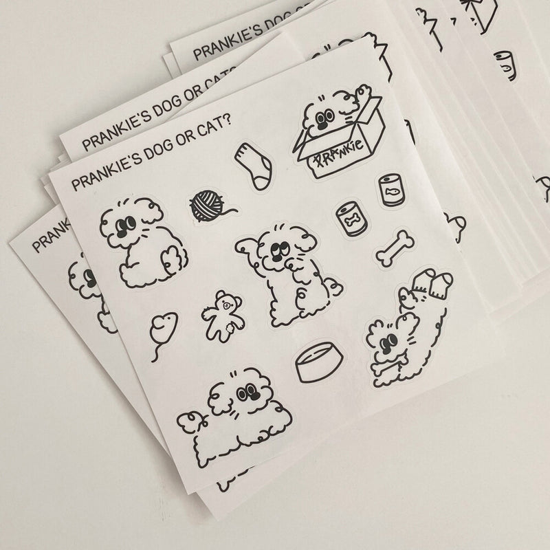 [ROOM 618] Drawing Pranky 2 types of die-cut stickers