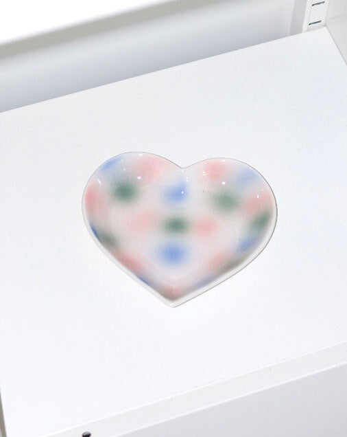 Gredient Heart Plate (2color)
