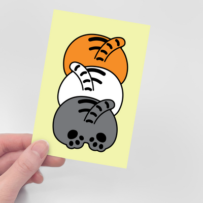 [12PM] Three tigers dumpling Postcard