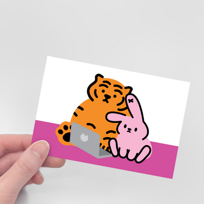 Tiger & Porumee ポストカード