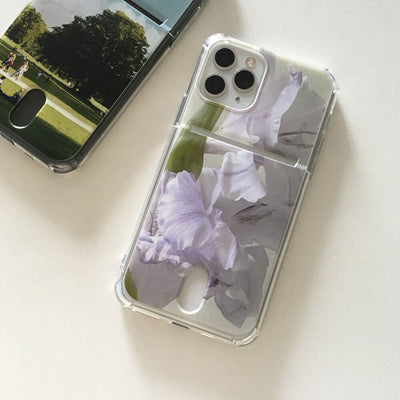 Card Jerry Case Purple Flower