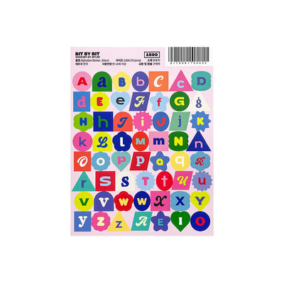 Alphabet Sticker_Kitsch
