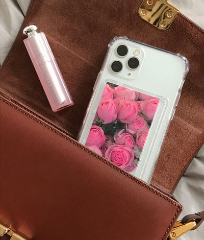 Card Jerry Case Pink Rose