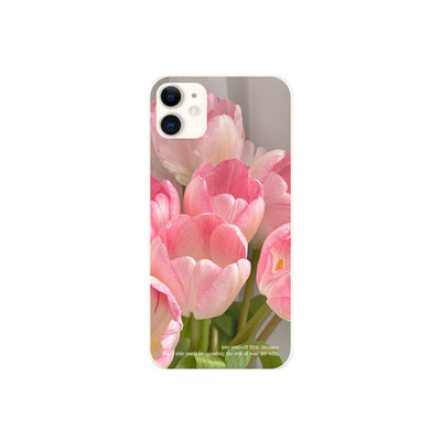 Gel Hard Case Pink Tulip C