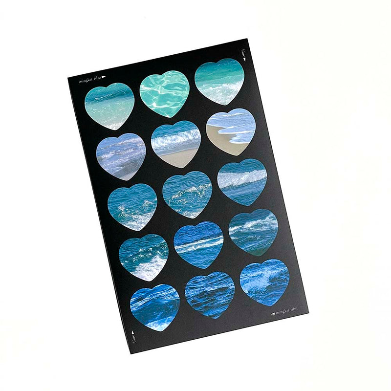 Blue heart Photo Studio Sticker