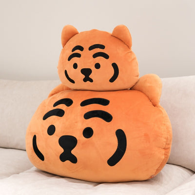 Tiger face mega mochi cushion