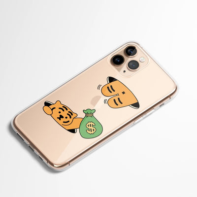Money portal Tiger 4 types iPhone case
