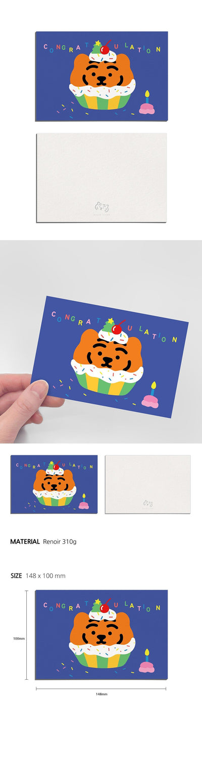 Congratulation  Cupcake ポストカード