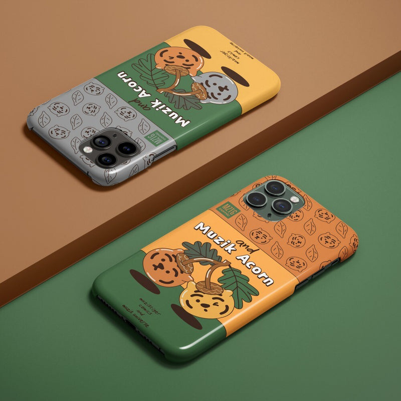 Muzik acorn Tiger 4 types iPhone case