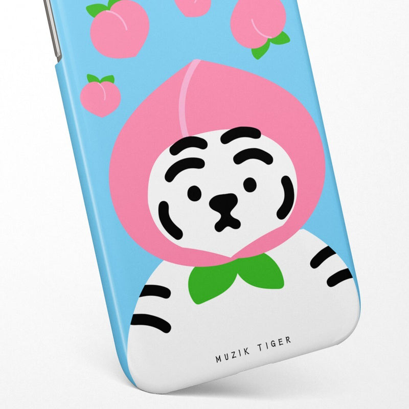 Peach Tiger 3 Types iPhone Case