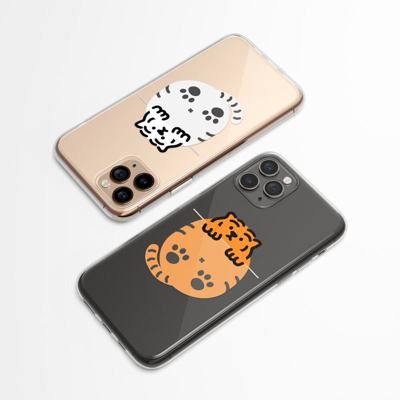 Peekaboo Tiger 4 Types iPhone Case