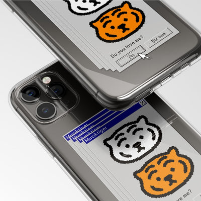 Retro Graphic Tiger 3 Types iPhone Case