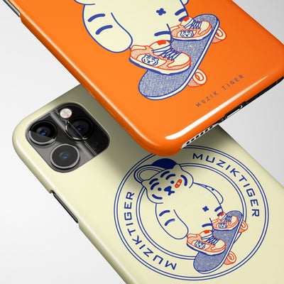 Skateboard Tiger iPhone case