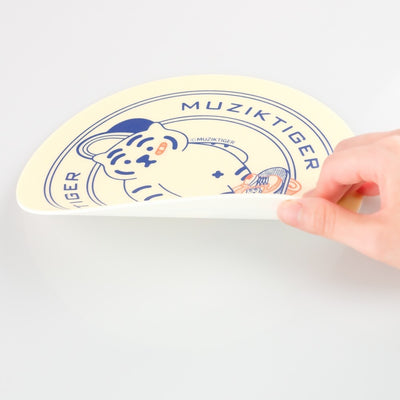 Skateboard tiger PVC mouse pad
