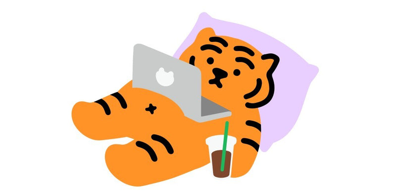 Stay home tiger パソコンケース