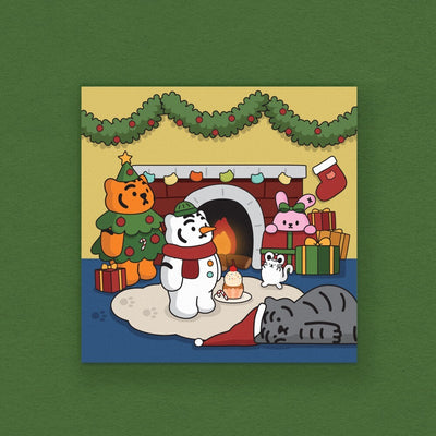 でぶトラ クリスマスカード3種